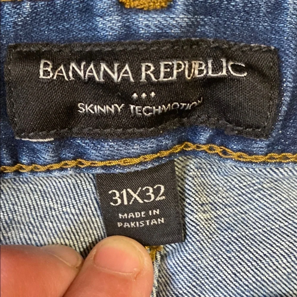 Men’s Banana Republic Blue 31/32 Skinny Jeans with Classic Fit Denim Timeless
